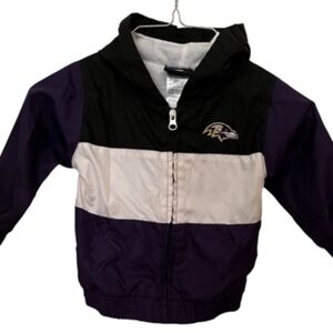 NFL Baltimore Ravens Zip Up Jacket with hoodie